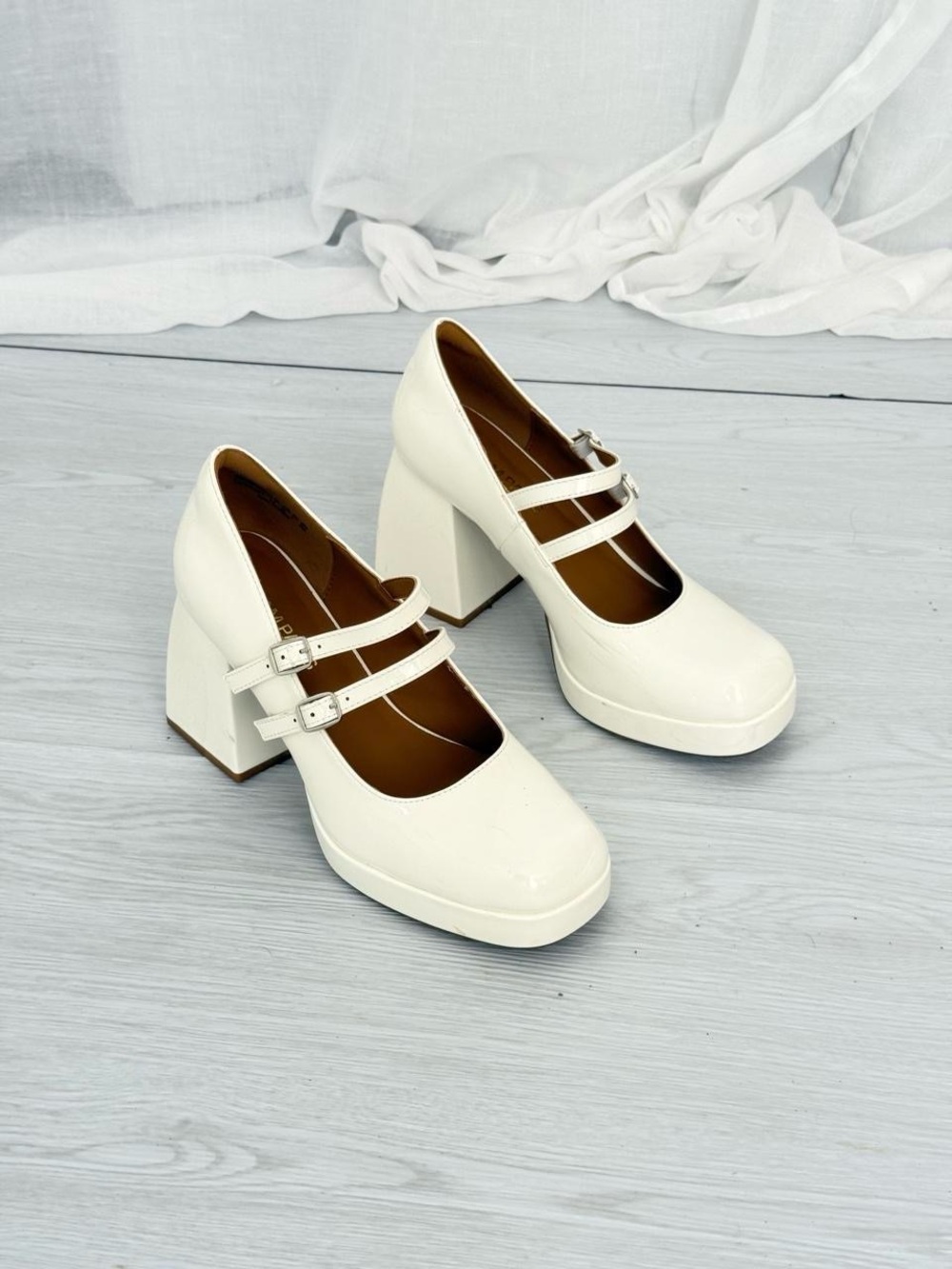 ✿ Coquette Mary Jane Platform Heels •